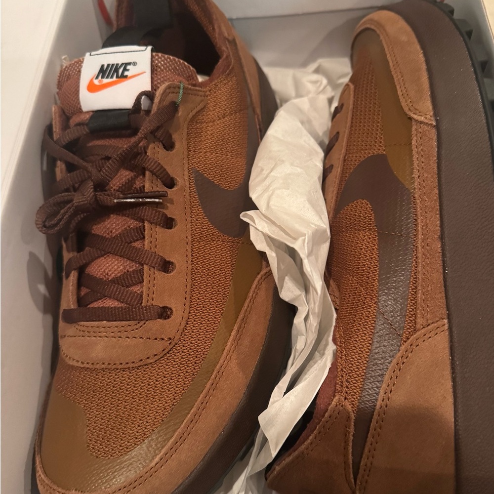 By NIKE-Men's Brown colored, rugged, tough & comfy hard to find sneakers.